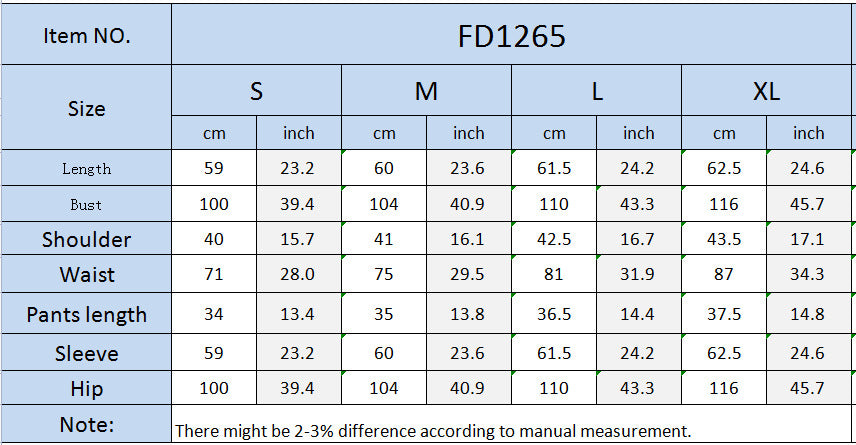 Ladies Fashion Chic Shorts Suit Two-Piece Set 10