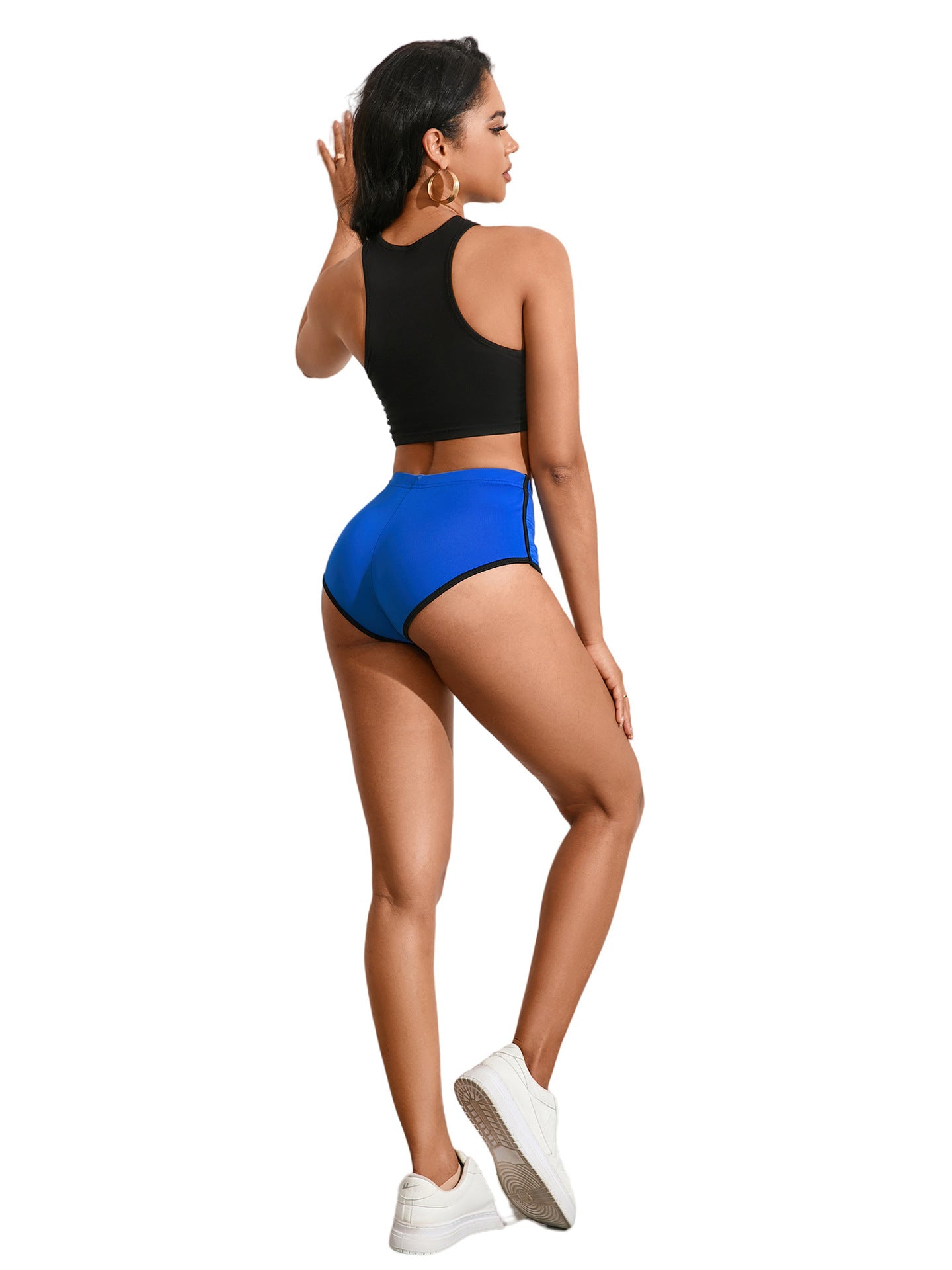 Sexy High-Waist Slim-Fit Yoga Running Shorts for Women Home Wear 15
