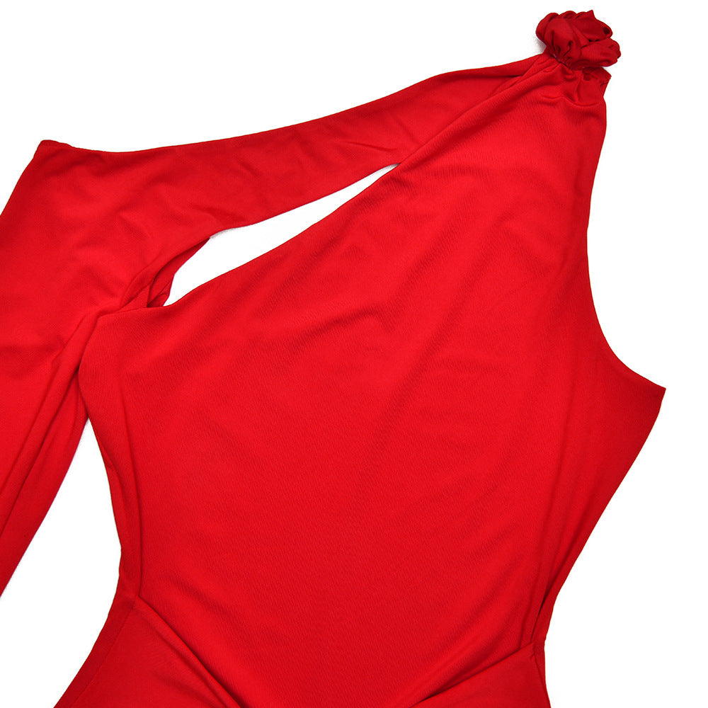 Women Spring Sexy Solid Maxi Dress 11