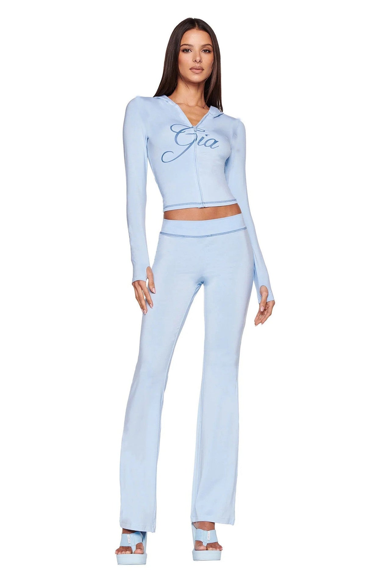 Women Strapless Top and Casual trousers two-piece set 13