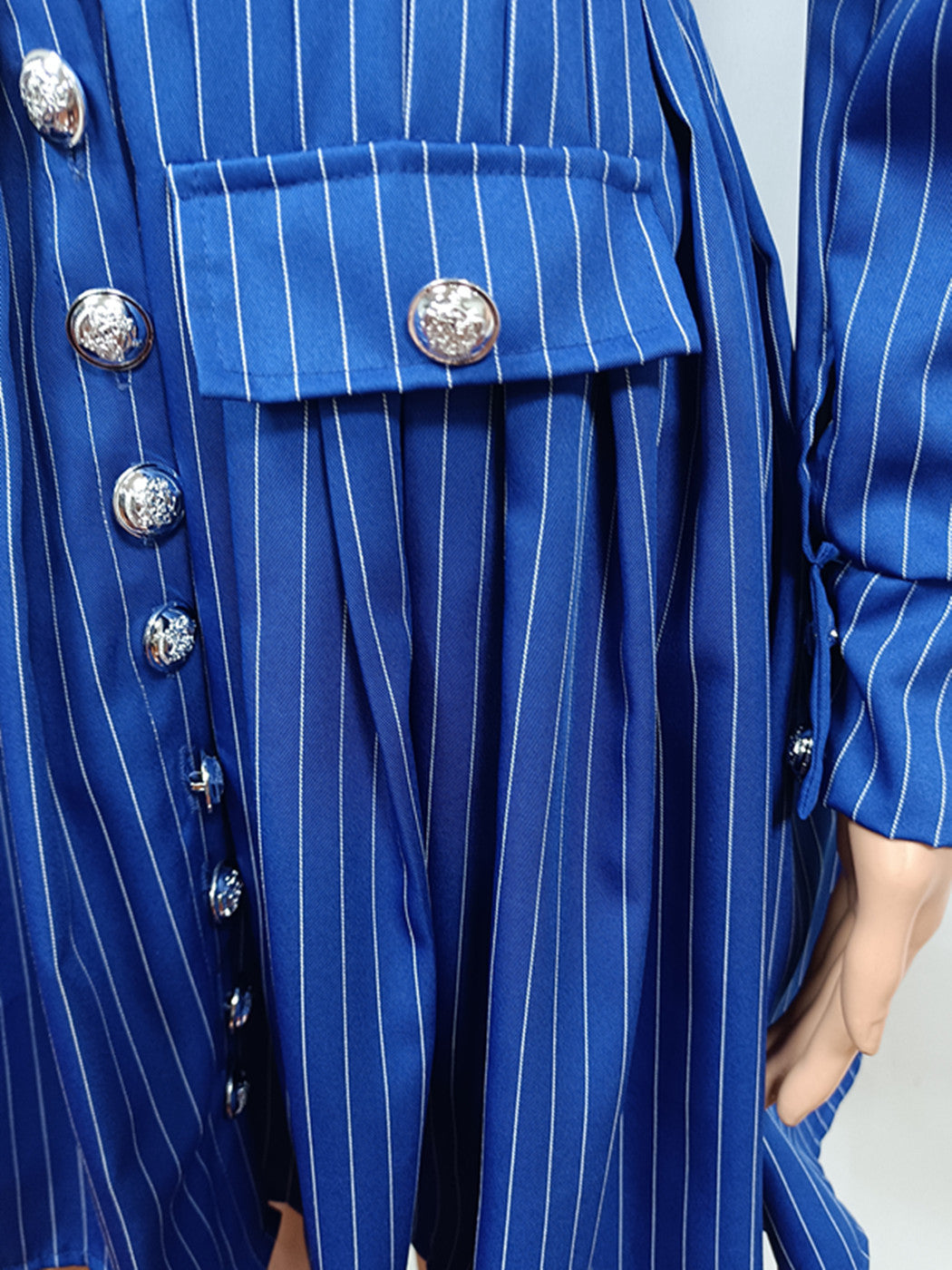 Women long sleeve shirt pleated skirt 24