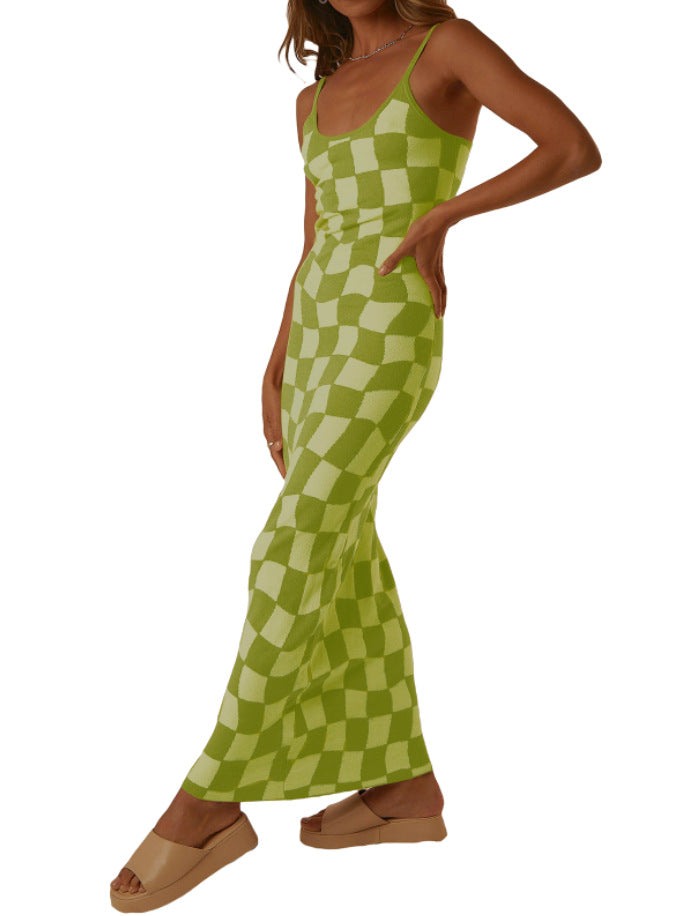 Winter Fashion Sexy Style Printed Slim Slim Fit Long Dress 43