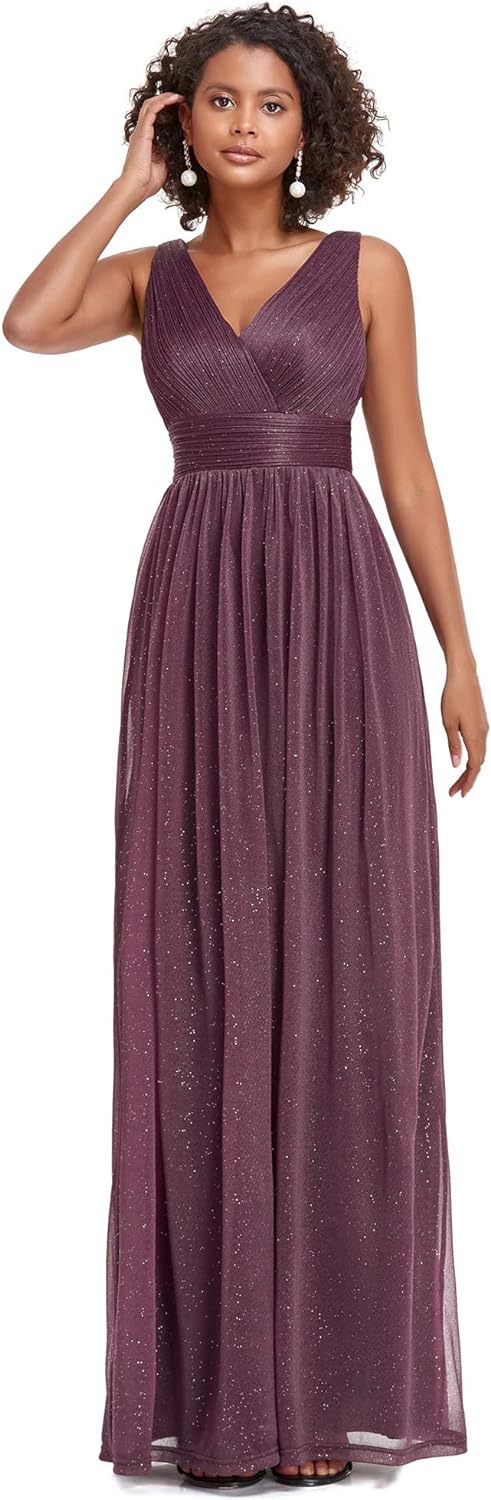 Elegant Sexy V-Neck Low Back Evening Dress Formal Party Gown（Processing time need 3-6 days） 18