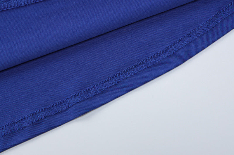 Women's Autumn Fashion Chic Solid Color Slim Fit Hooded Long Sleeve Dress 16