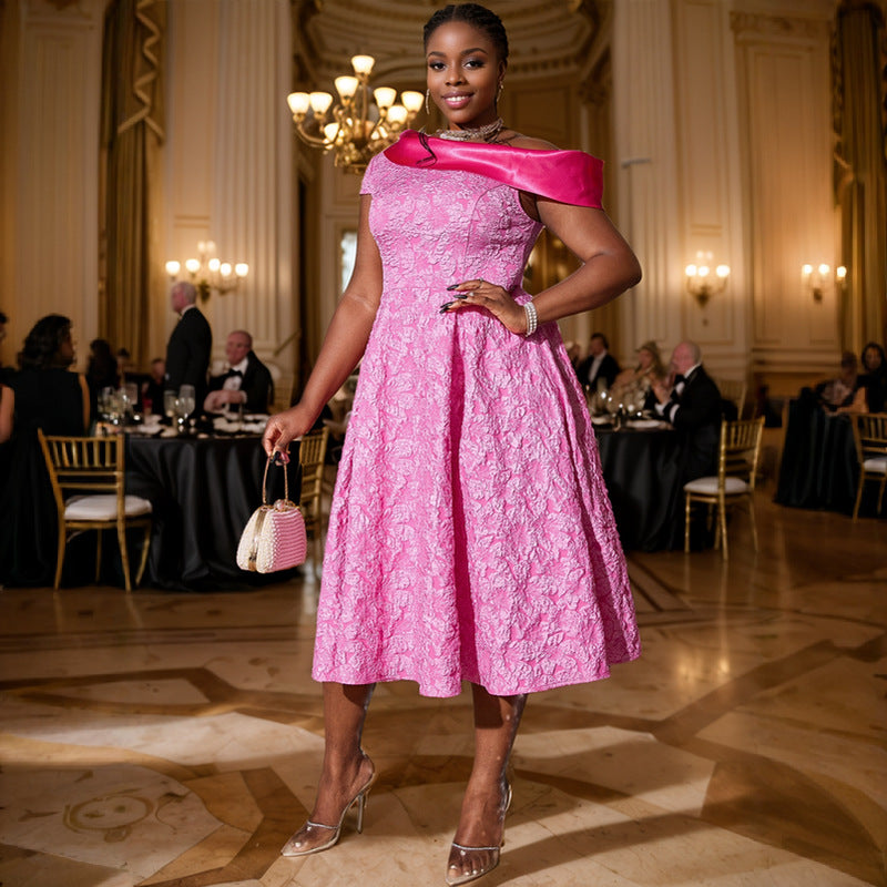 Africa A-Line Plus Size Women's Formal Party Evening Dress