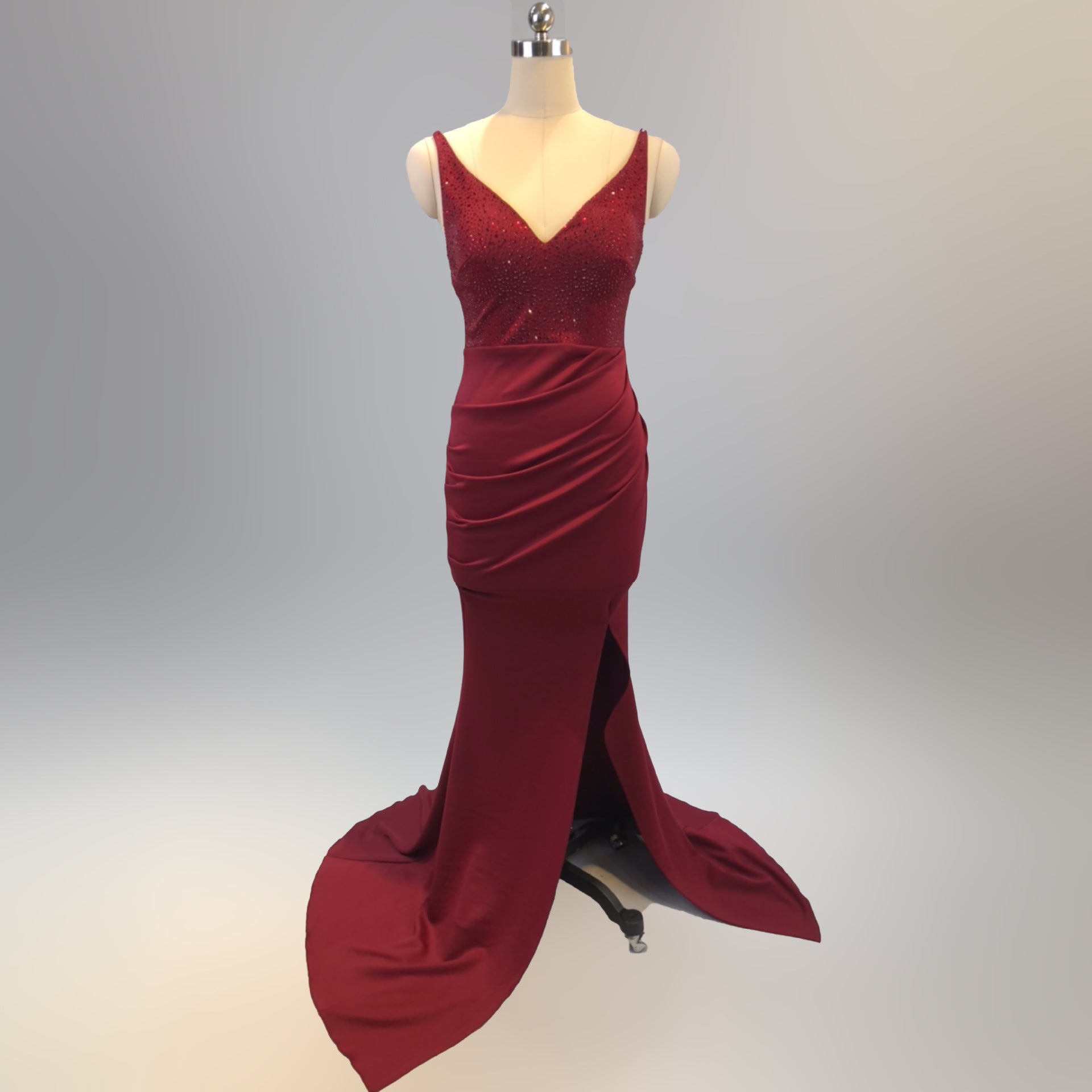 Dinner party dress sexy fashion long fishtail Slim Fit nightclub catwalk annual meeting dress 21