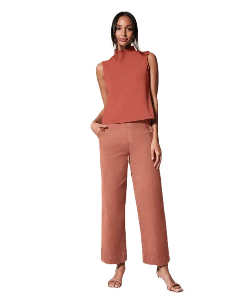 Women Casual High Waist Loose Straight Pants 12