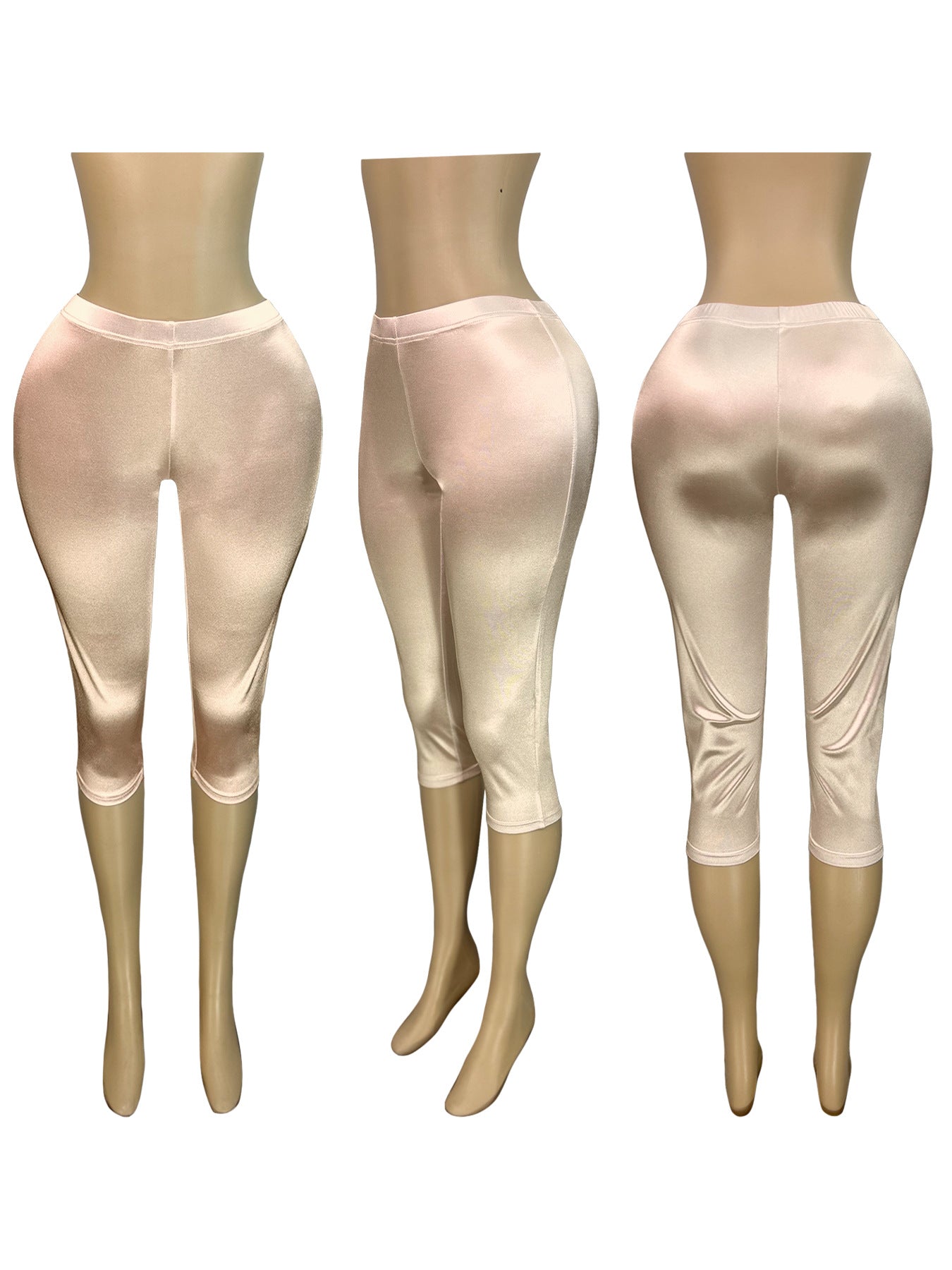 Women's Stretch Satin Shorts 13