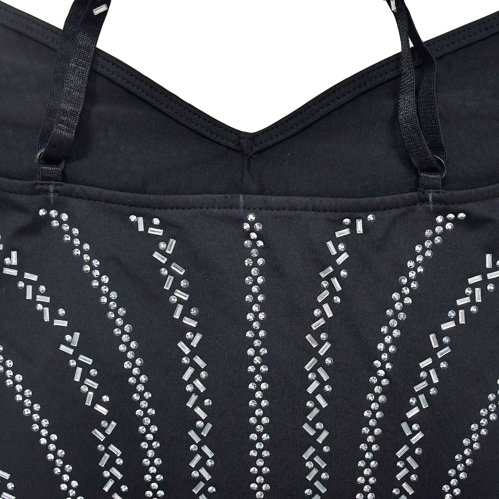 Women Solid Beaded Suspender Maxi Dress 24