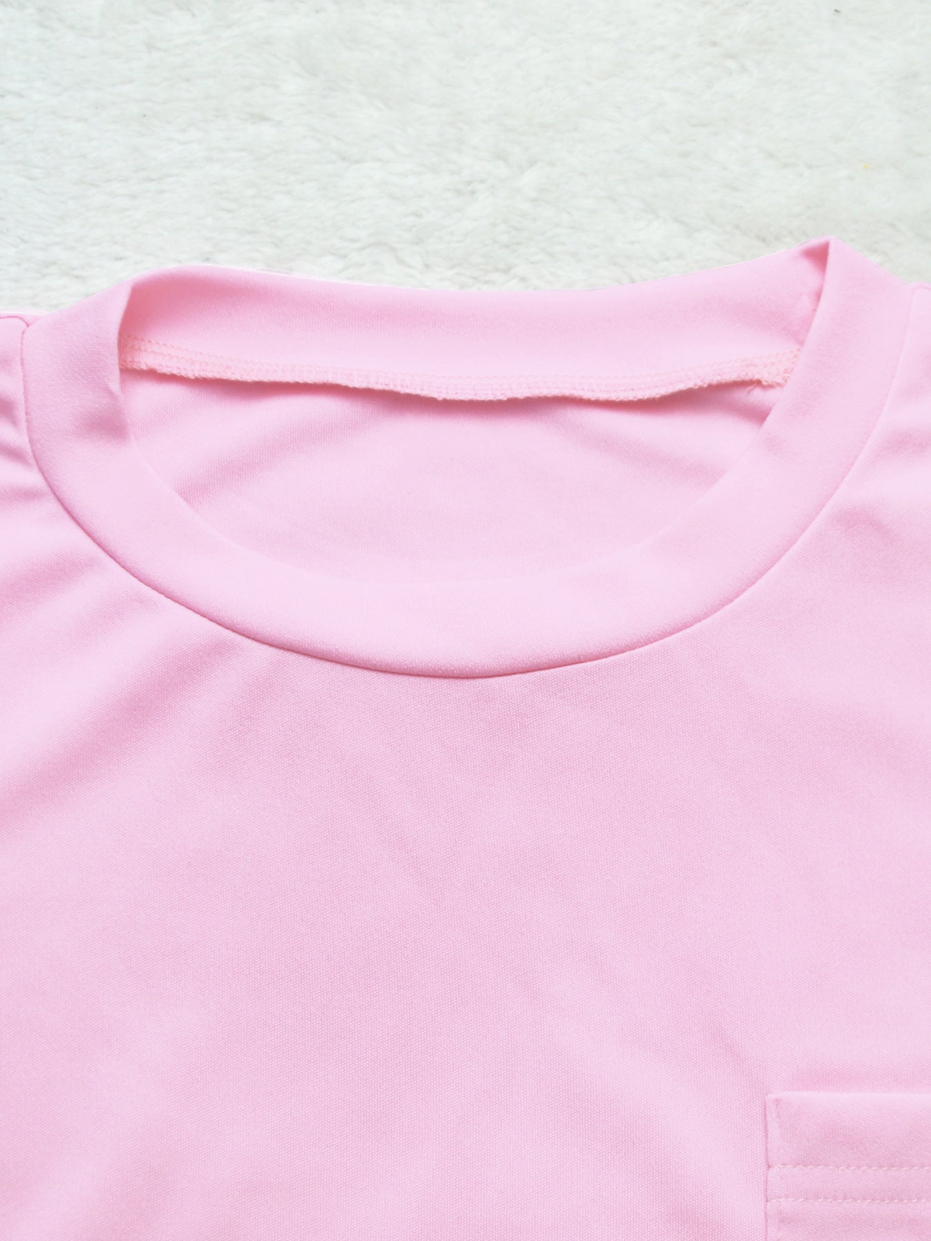 Women Solid Casual T-Shirt Short Sleeve Dress 20