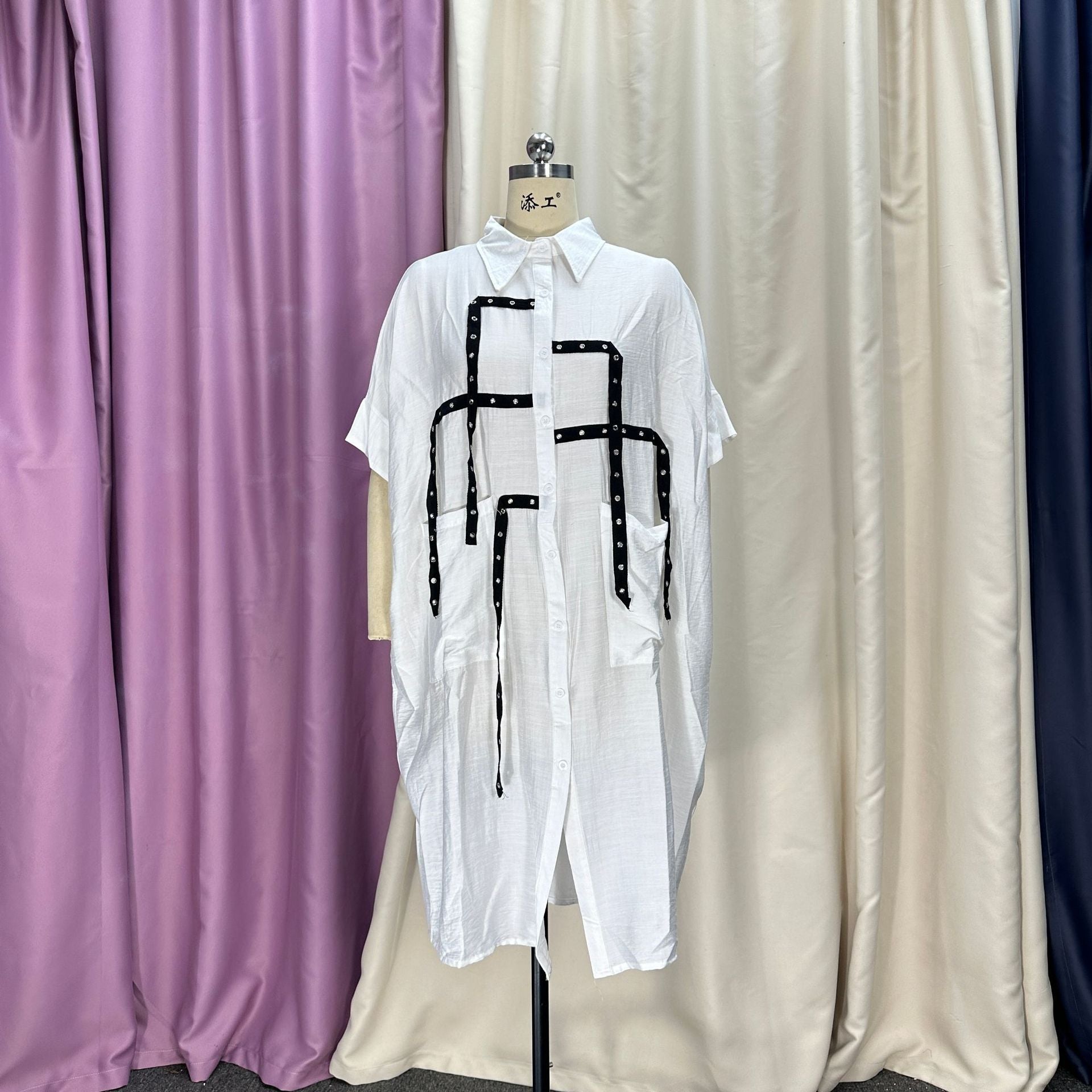 Africa Summer Short Sleeve Plus Size Loose Casual Top 14