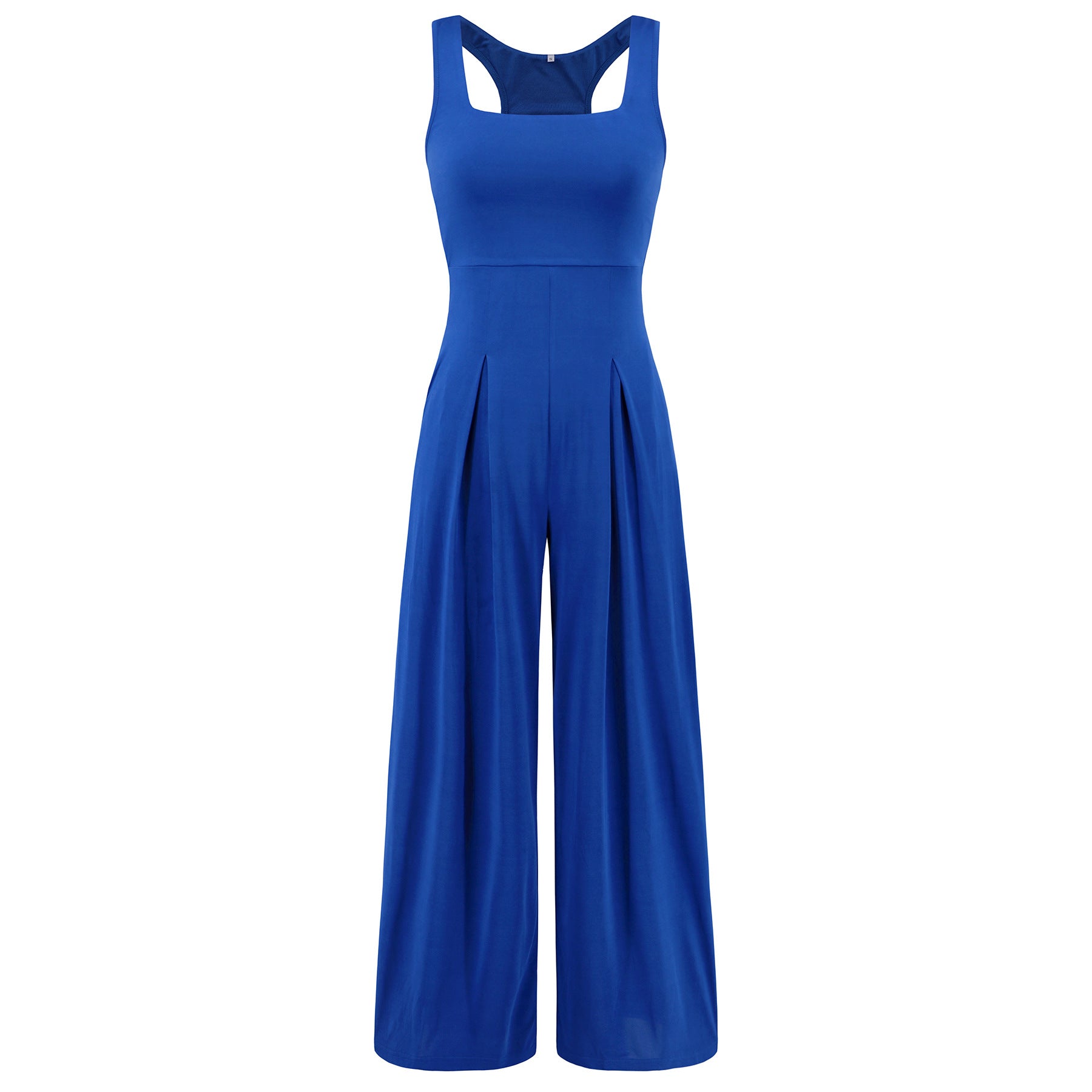 Women Casual Knitting Sexy Suspender Wide Leg Jumpsuit 9