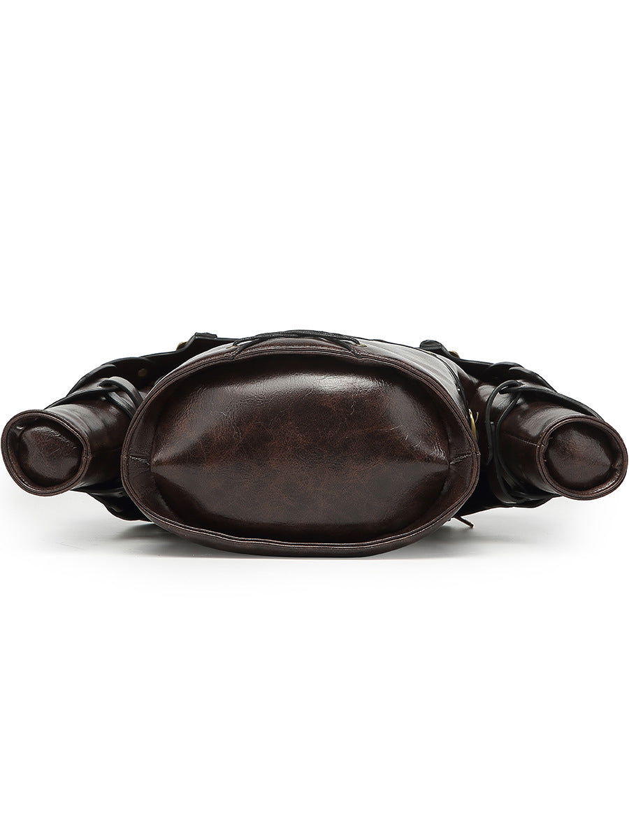 Women retro shoulder helmet armor handbag S crossbody bag 15