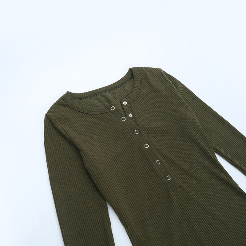 Women Casual Long-Sleeved Bodycon Dress 22