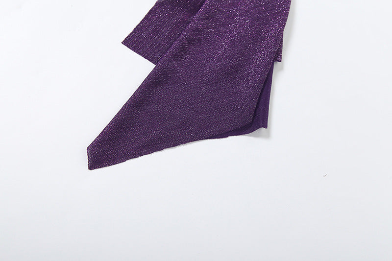 Women summer sexy Solid one-shoulder Halter Neck Strapless Top and Skirt two-piece set 14