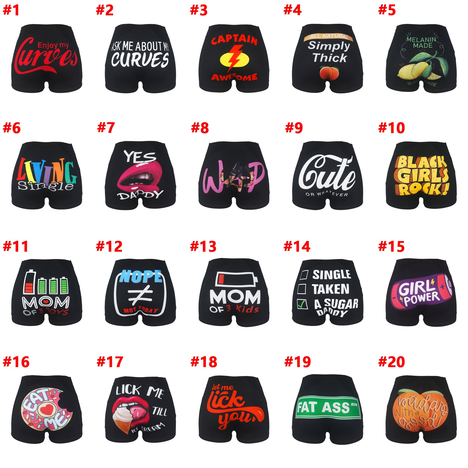 Women printed shorts 47