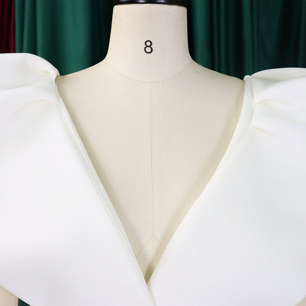 Women's Deep V Neck Sexy Swing Formal Party Dress 42