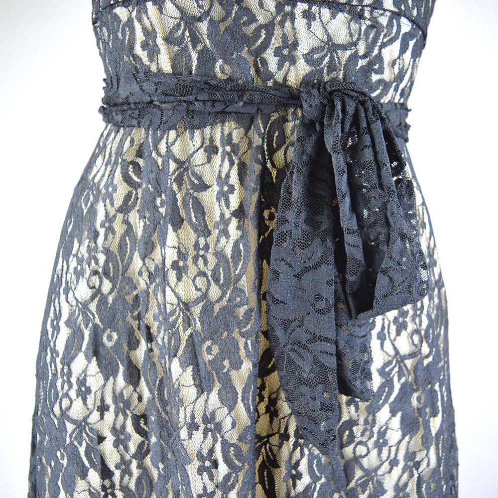 Women Summer Sleeveless Asymmetric Tuxedo Dress 13