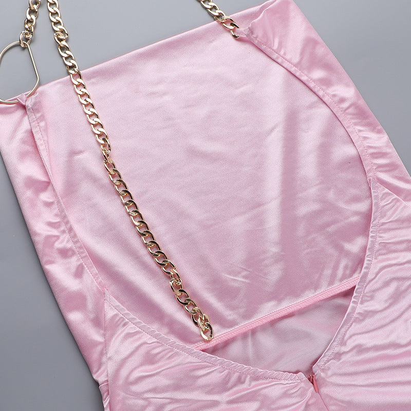 Women Soild sexy Holidays dress 14