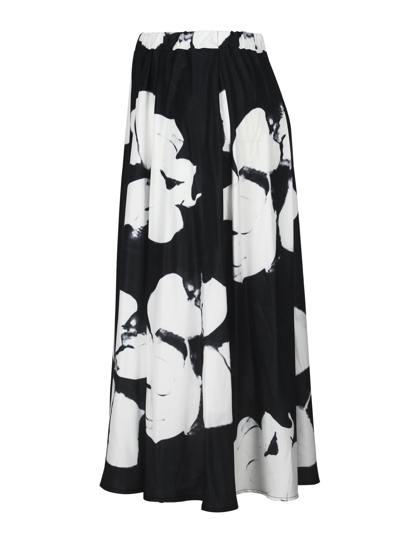 Women floral print elegant loose skirt 11