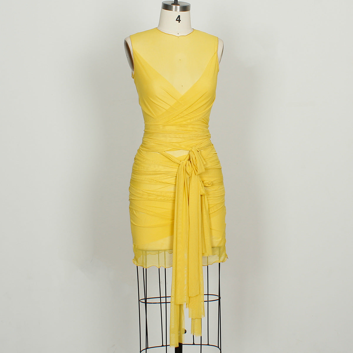 Women sexy mesh dress 12