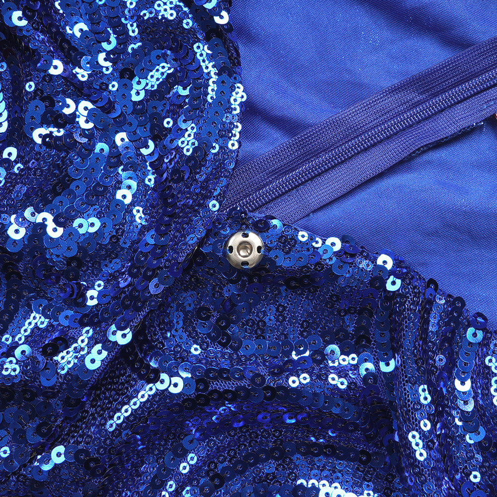 Plus Size Women Beaded Sequin Formal Party Dress 23