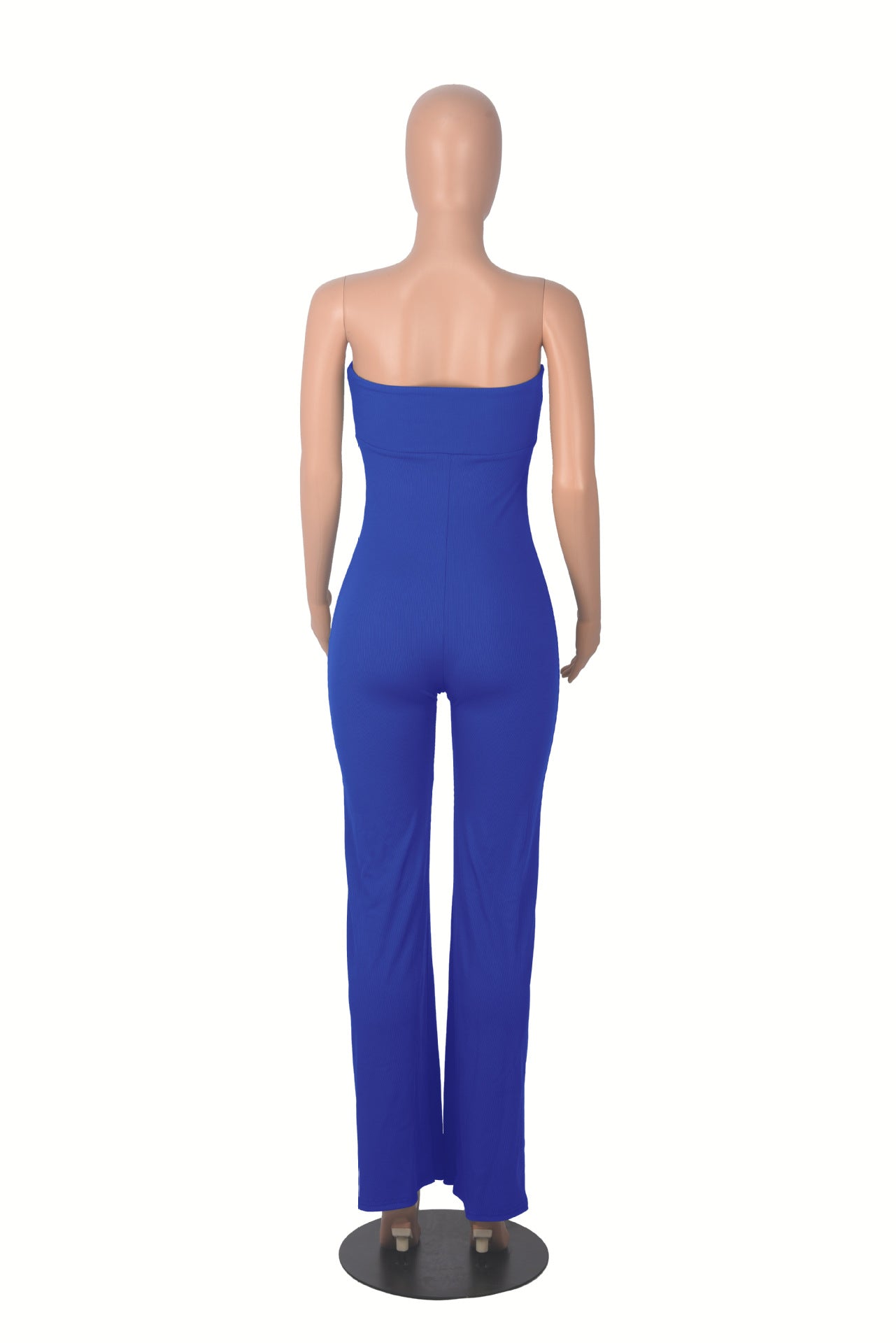 Women's Spring Sexy Strapless Slim-Fitting And Comfortable Elastic Jumpsuit 12