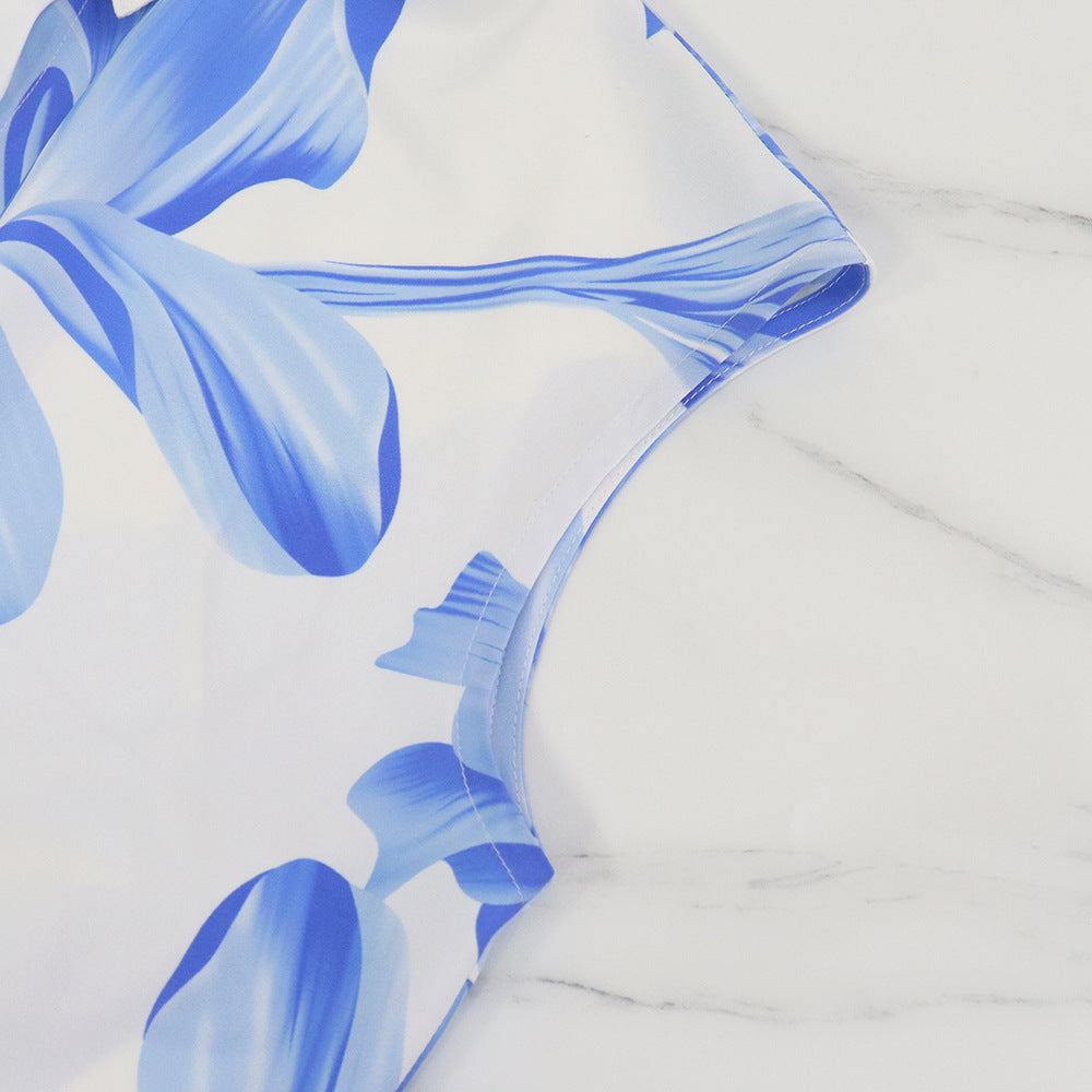 Women Sleeveless Button Lace Dress 7