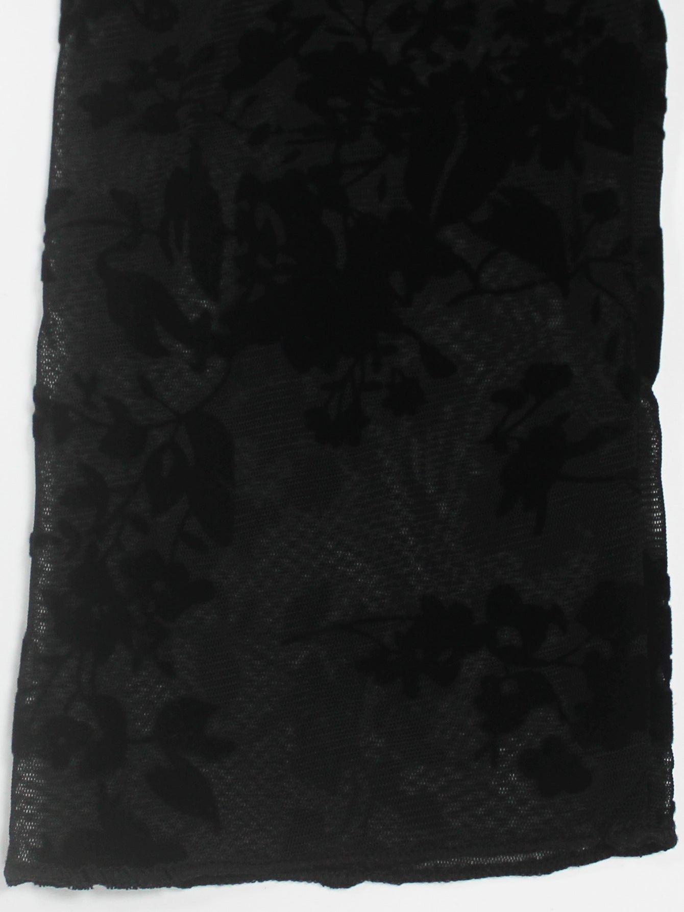 Women Elegant Round Neck Long Sleeve Mesh Patchwork Bodycon Dress 7