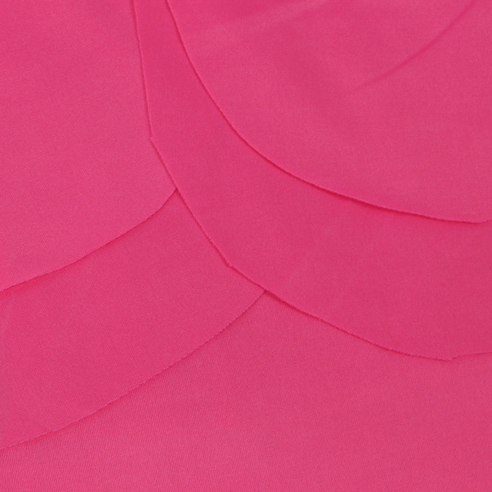 Sexy Women's Solid Color V-Neck Two-Piece Pants Set 40