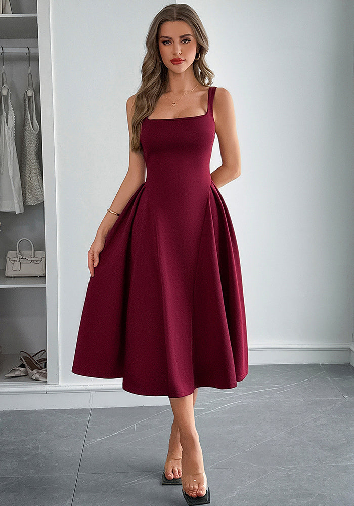 Spring/Summer Women's Casual Strappy A-Line Long Dress