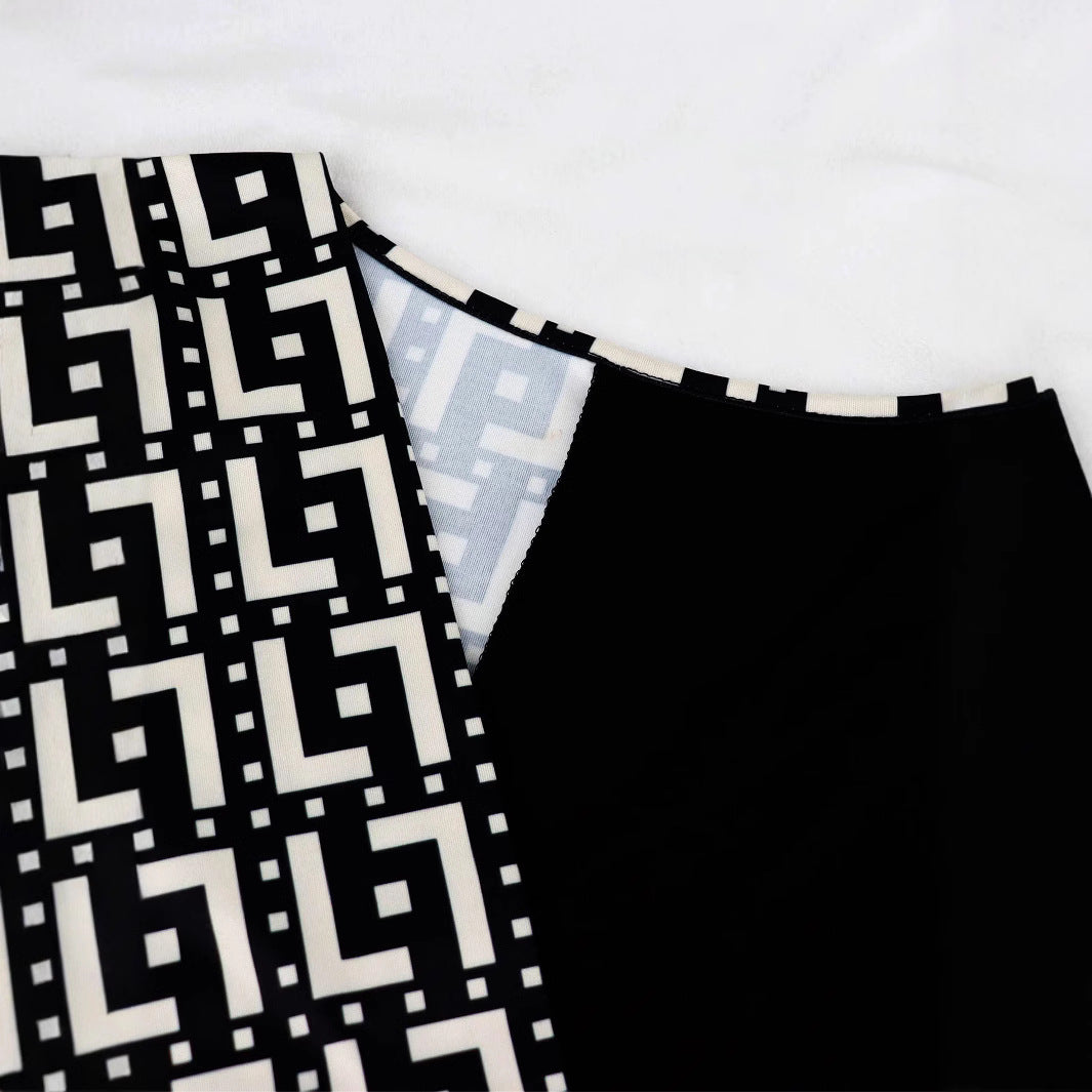 Women v-neck long-sleeved lace dress 3