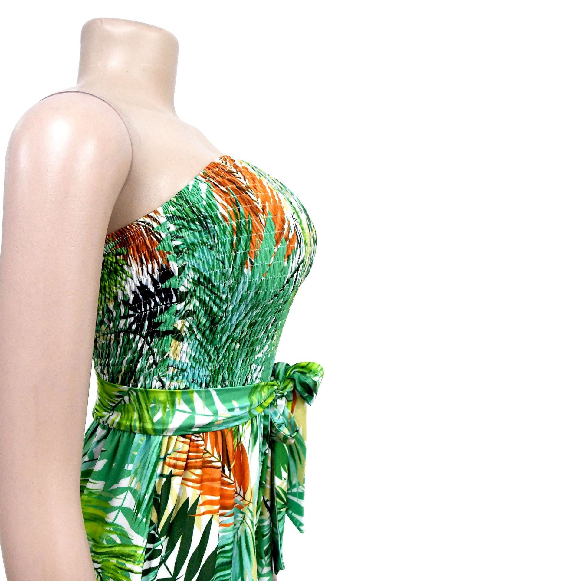 Ladies Fashion Floral Print Sleeveless Collar Jumpsuit 17