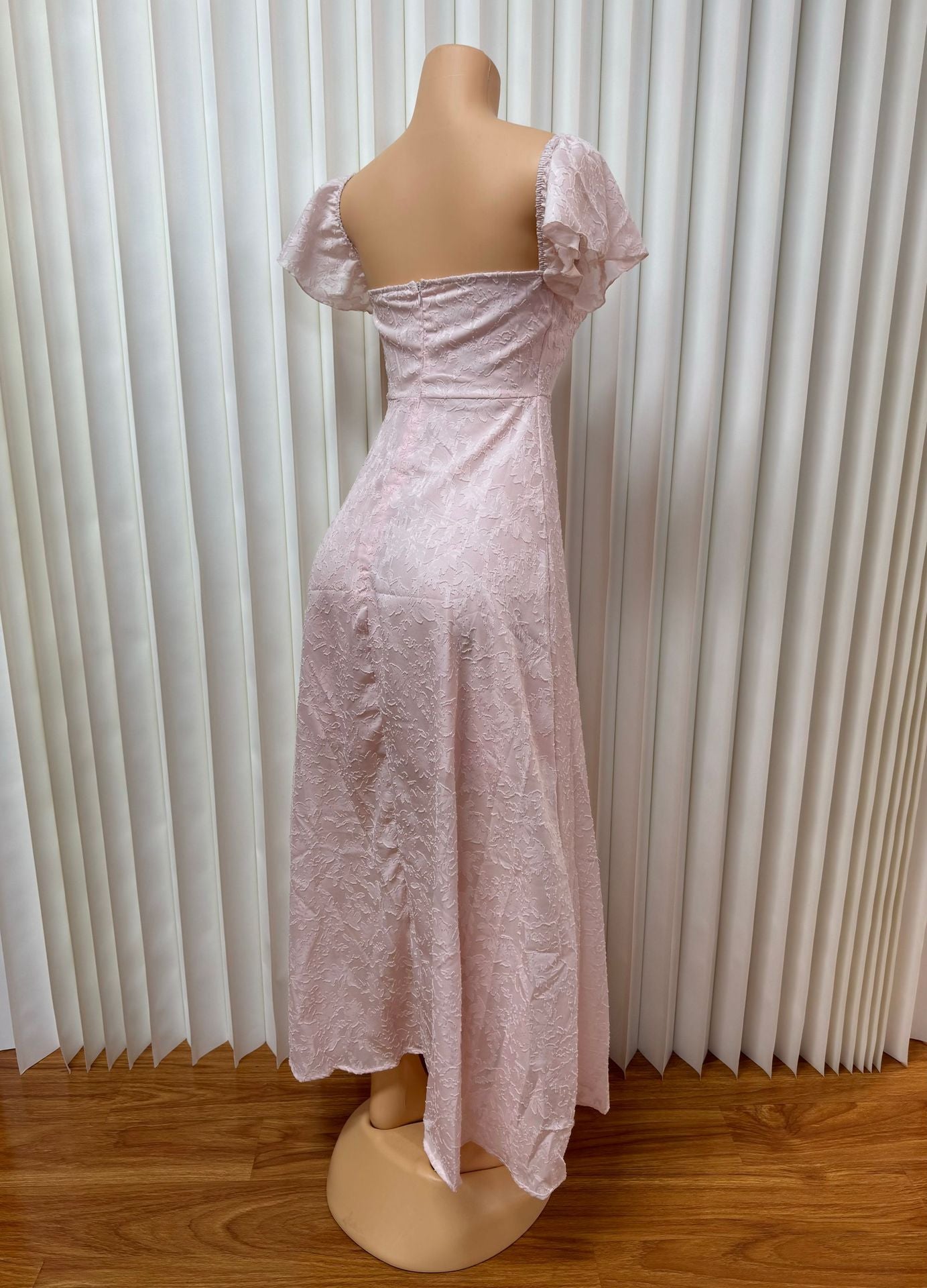 Women Strapless sexy Backless Solid Dress 5
