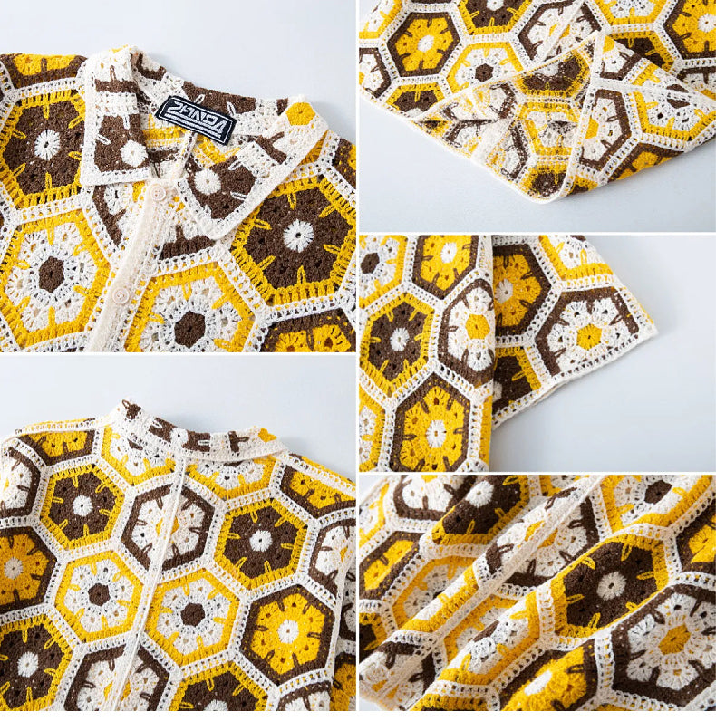 Men's Knitting Short-Sleeved Polo Shirt for Summer 5