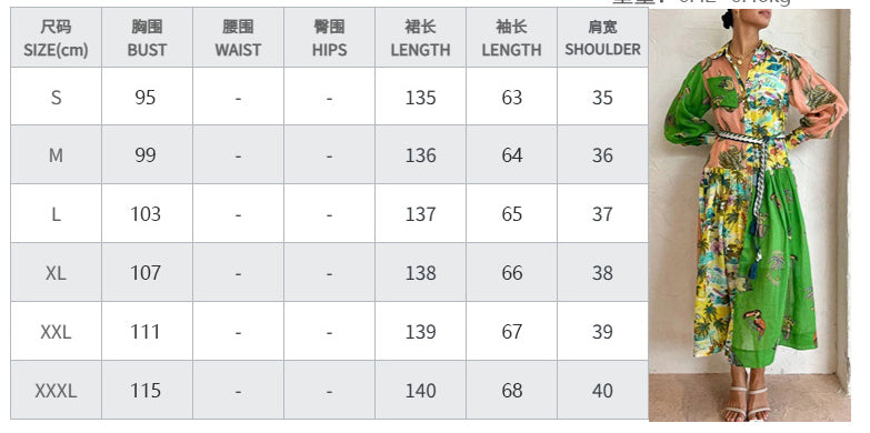 Women Chic Balloon Sleeve Turndown Collar Long Sleeve Dress 40