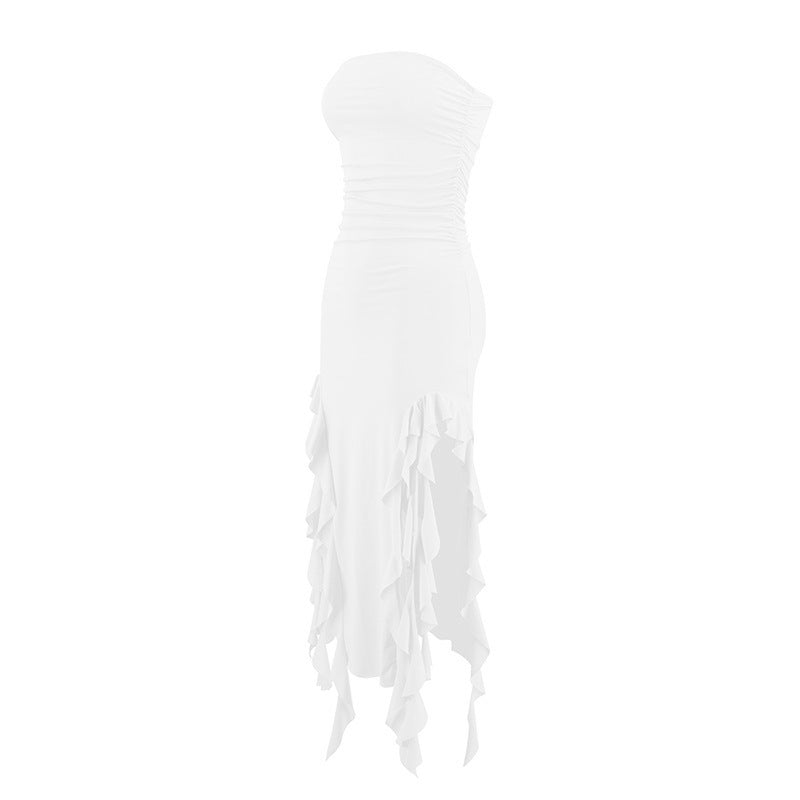 Summer strapless jellyfish sashes sexy dress women's clothing 34