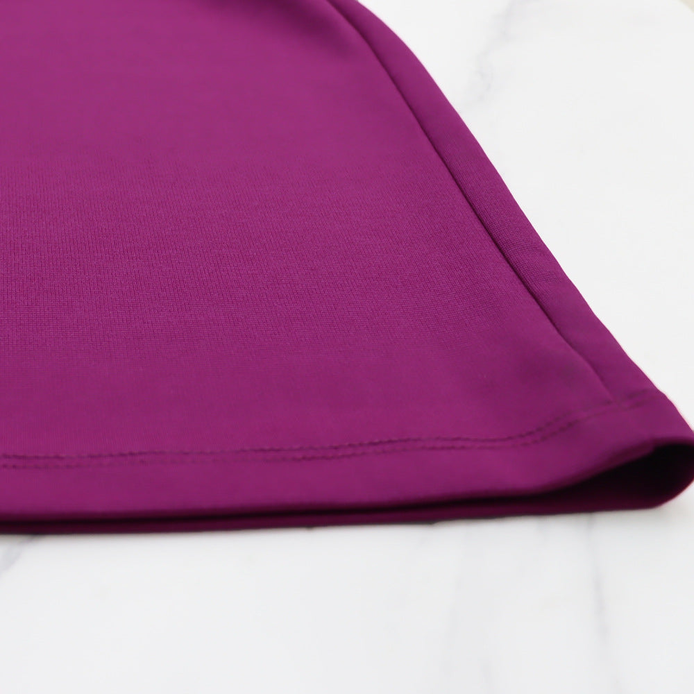 Solid turndown Collar Vest Casual High Waist Straight Leg Trousers Two-Piece Set 22