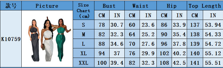 Women Pleated Sexy Lace-up Dress 10