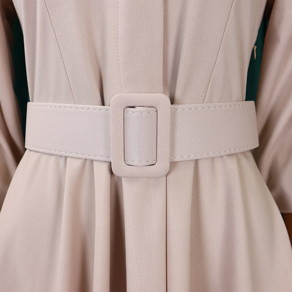 Women's Autumn And Winter Fashion Chic Plus Size Pleated A-Line African Dress 37