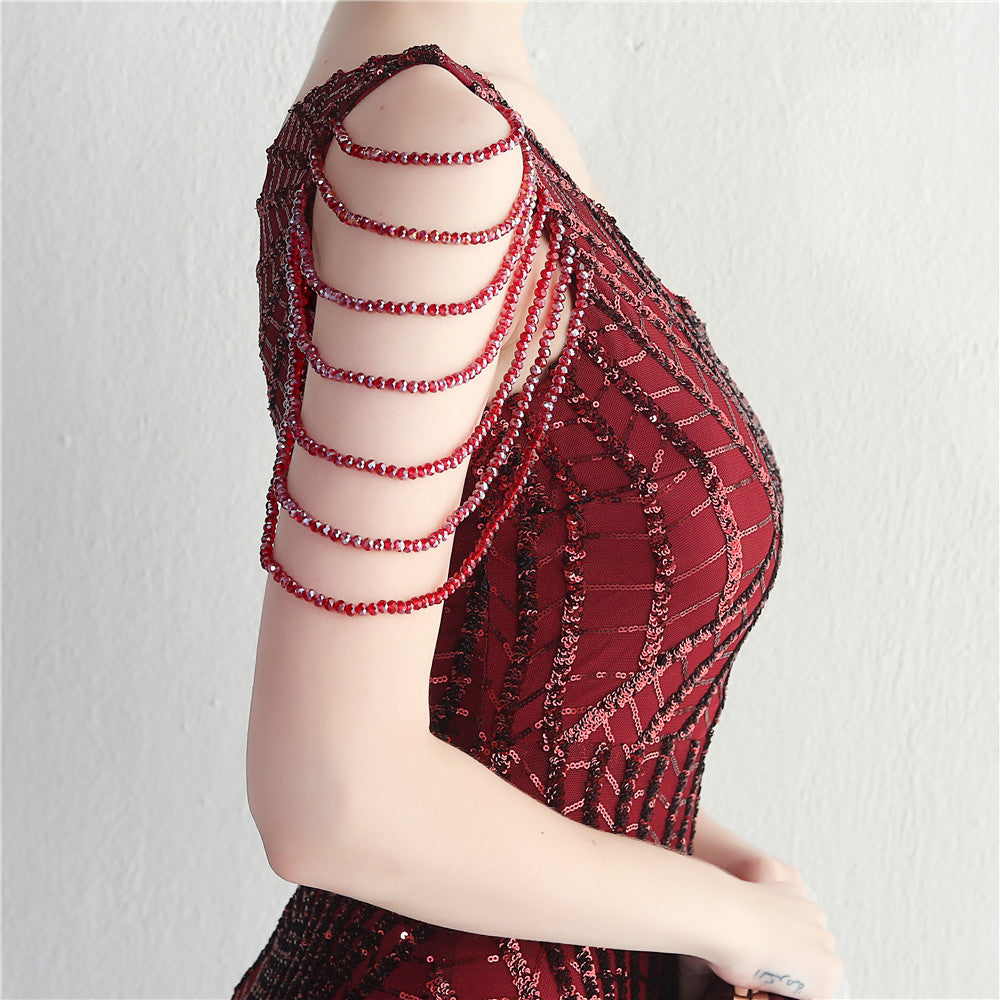 sequins plus Plus Size Formal Party Evening Dress 26