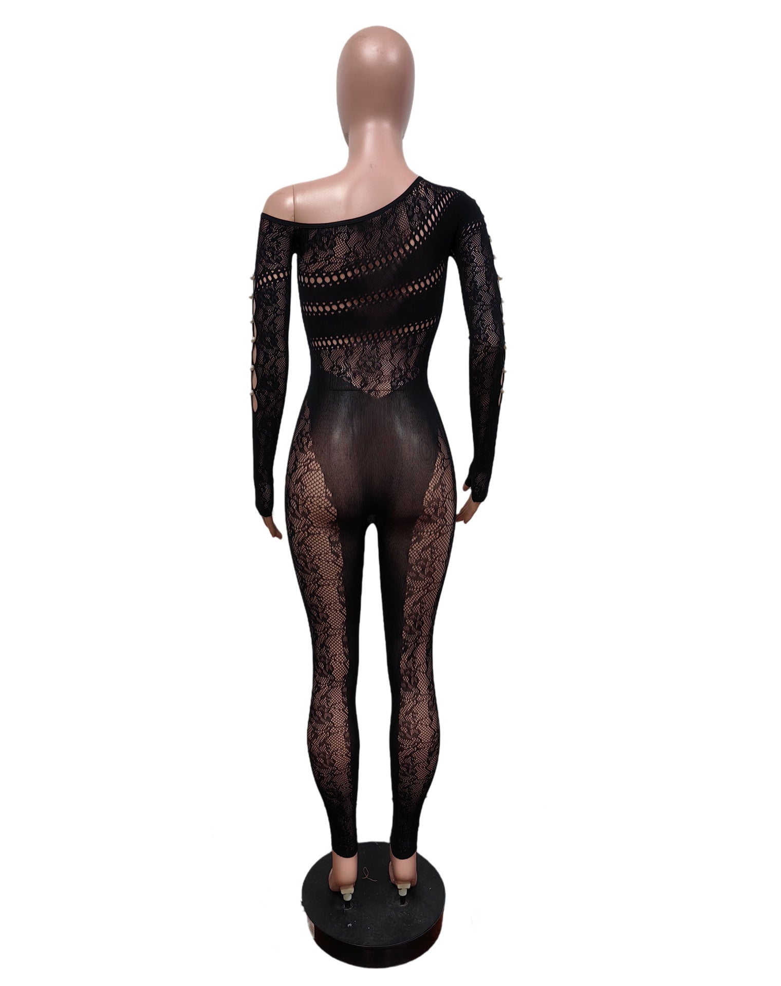 Lace Embroidery High Stretch Jumpsuit 8