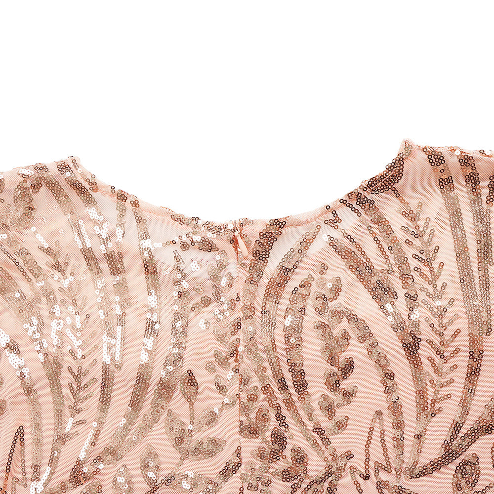 African Women's Wear Plus Size Sequined Formal Party Dress 12