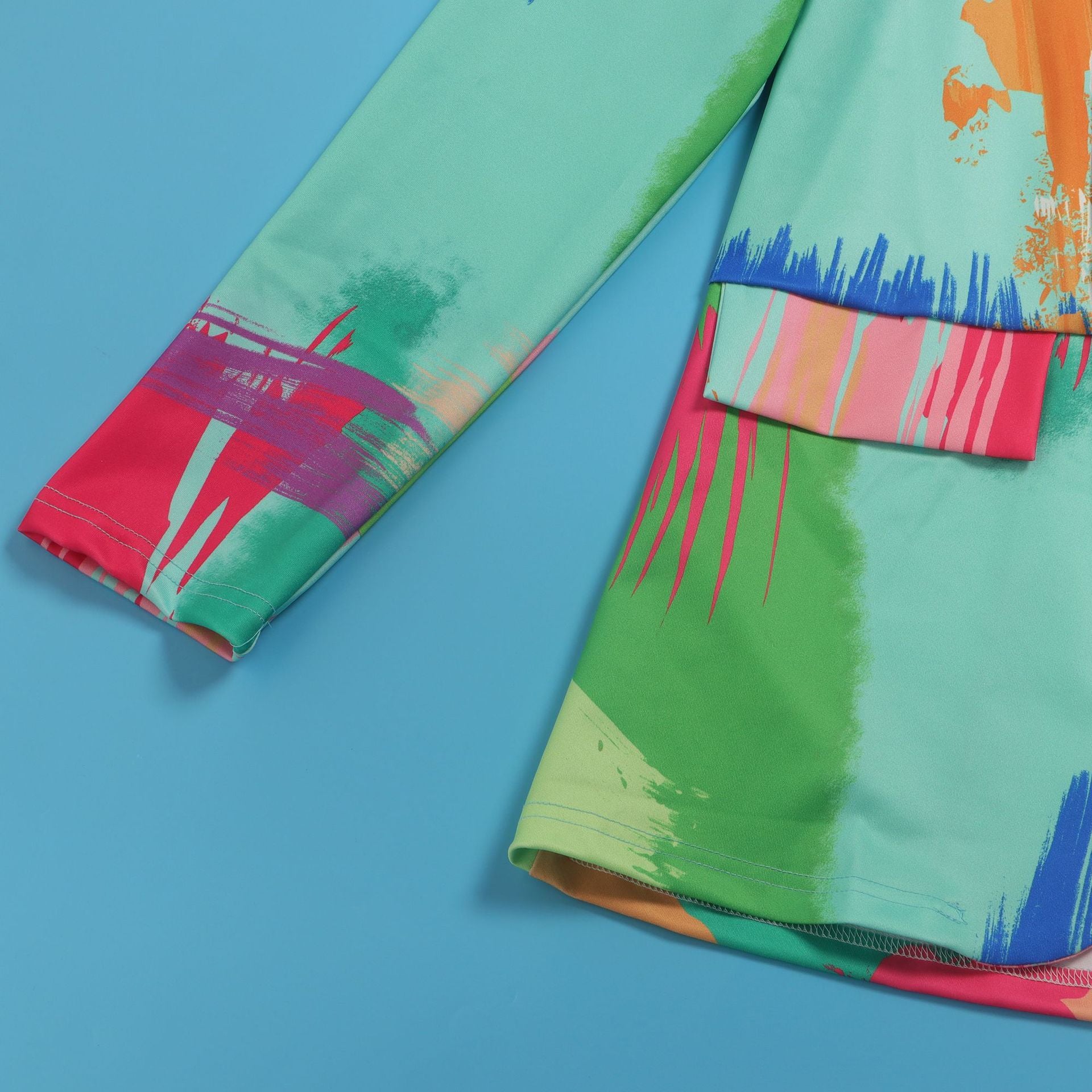 Casual Fashion Multi-Color Print Fashion Blazer Top 33