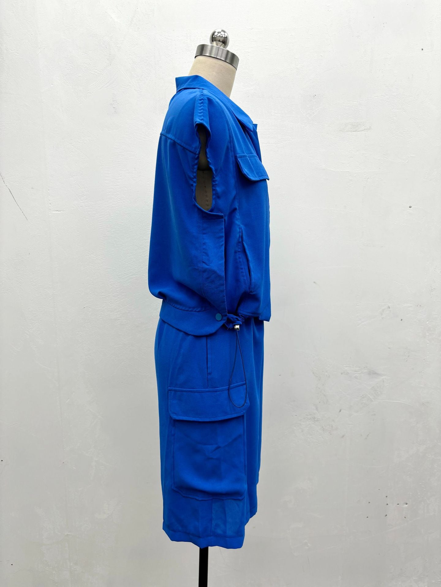 Summer Fashion Casual Women's Solid Color Shirt Shorts Two-Piece Suit 14