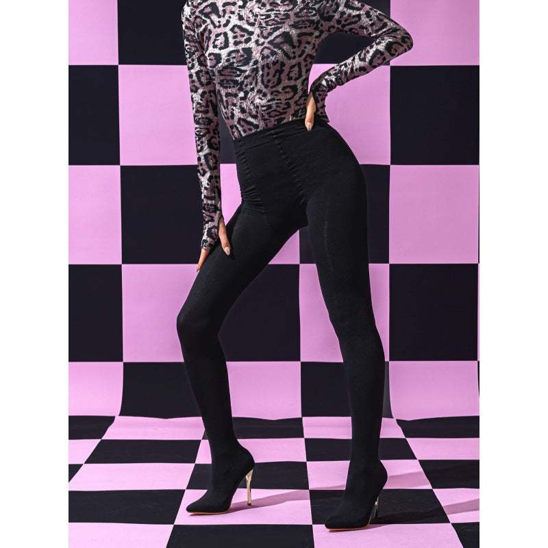 Pointed Stiletto Fashionable Sexy Women's Leggings Shoes 5