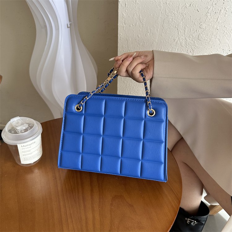 Women Retro Chain Solid Shoulder Bag 19