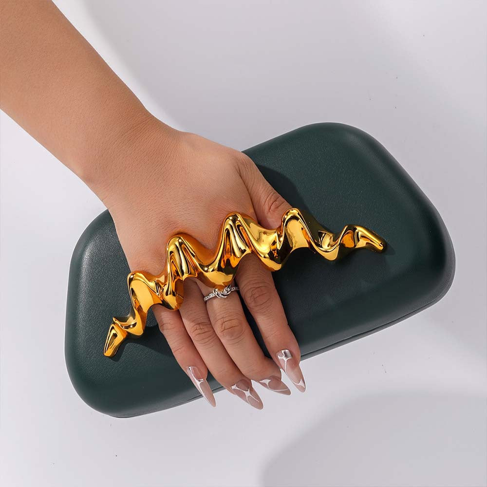 Women's Shoulder/Crossbody Bag Unique PU Wristlet Clutch for Wedding & Evening Party 6