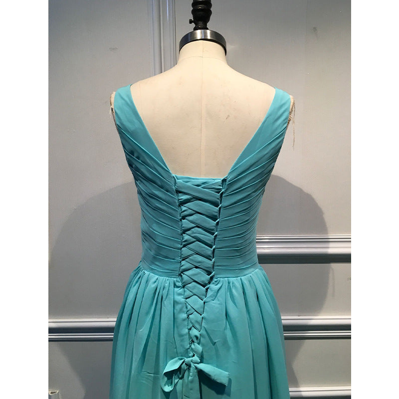 Elegant Chic V-neck Sleeveless Slit Evening Gown 8