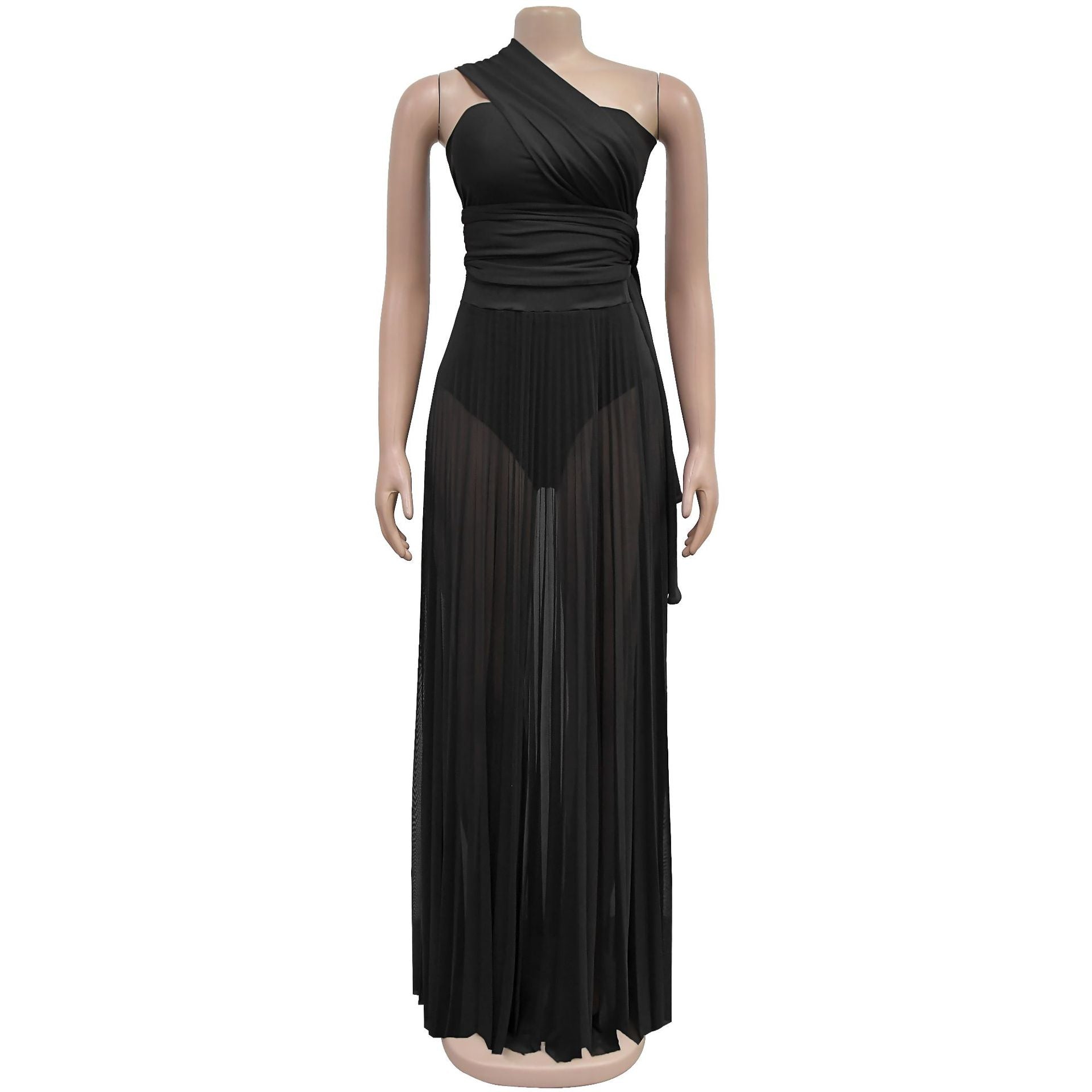 Women Sexy Top and Long Skirt Two-piece Set 5